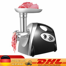 800w Elektrischer Fleischwolf Wurstf��ller Zerkleiner Wurstmaschine, Edelstahl