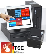 PROFI TSE KASSE TOUCHSCREEN KASSENSYSTEM POS EINZELHANDEL GASTRONOMIE BLACK KA16
