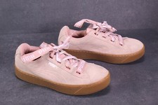 Puma Vikky Damen Platform Plateau Sneaker Sportschuhe Gr. 40 rosa Leder SB1229 