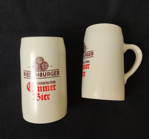 2er set bierkrug - set, steinkrug