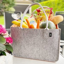 Filz Einkaufstasche NATURA Filztasche XXL Shopper Bag 40 x 27 x 27 cm