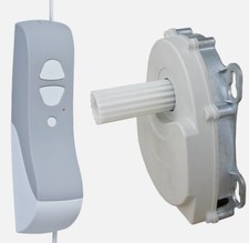 UNIROLL D23100 Wellenmotor Sturz Rolladen Motor Premium Steuerung TYP 4 70W Weiß