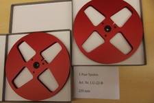 Tonbandspule 220 mm  1 Paar - Sony Akai Grundig Teac Revox Studer - Art.LU-22-R