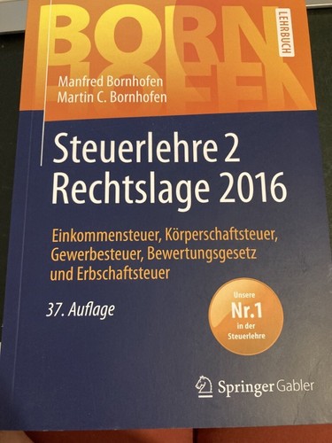 Bornhofen steuerlehre 2 - bornhofen,