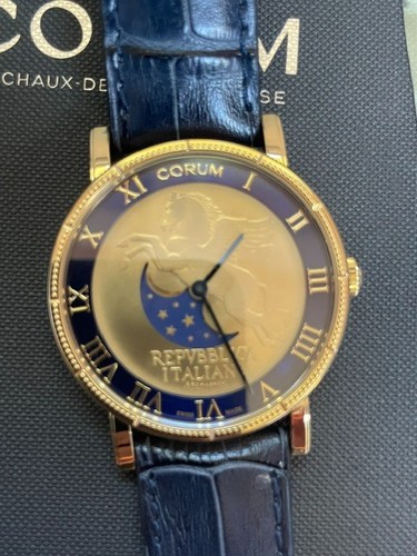 Corum lunar pegasus blue - corum,