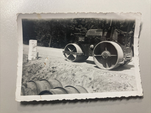 Altes foto dampfwalze oldtimer - altes,