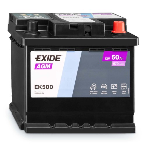 Exide ek500 agm - exide, autobatterie