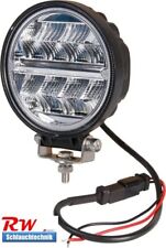 Arbeitsscheinwerfer LED, 24W, 2272lm, rund, 10/30 V, Deutsch Stecker, Flutlicht