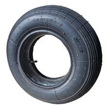 Schubkarrenreifen inkl. Schlauch 4.80/4.00-8 abgewinkeltes Autoventil max.250 kg