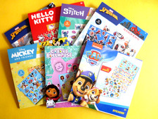 Stickerblock zur Auswahl STITCH,SPIDER-MAN ,MICKEY & co ca:10x10cm 12 Blatt