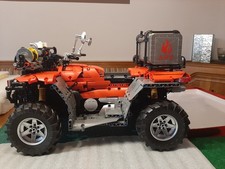 Mould King ATV Feuerwehr Quad (Klemmbausteine-Bausatz)