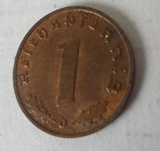 1 Pfennig 1938 J, Deutsches Reich, Drittes Reich 