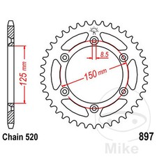 JT SPROCKETS Corona plato