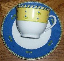 1 Kaffeetasse + Untertasse    Ritzenhoff & Breker Flirt    ROMANTIKA 