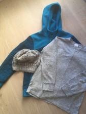 3tlg Set türkisgrüne Jacke