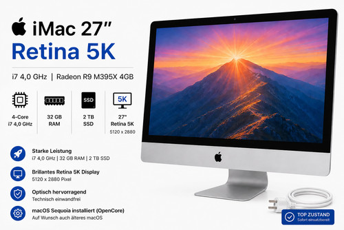 Apple imac intel i7 - 27“,