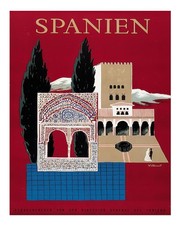 Vintage spanien reiseplakat - vintage,