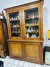 Bücherschrank Vitrine Bibolotheksschrank Antik ca 1910 art deco BRITISCH Kommode