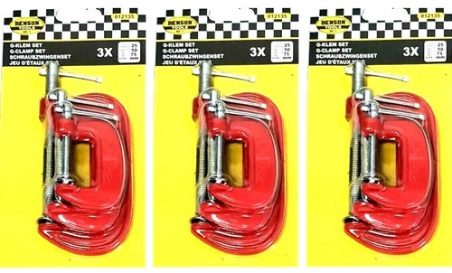 3er set schraubzwingen - 3x,