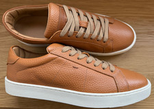 Santoni Herren Braun Leder