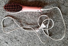 Elektrische Glättbürste/ Bürste zum Haareglätten, kaum benutzt, NP war 35€