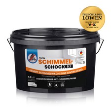 Tonis Schimmelschock 4,5 Liter Anti-Schimmel-Farbe, 99,999% desinfizierend