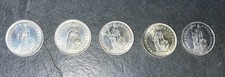 Schweiz  - 5 x 2 Franken - Silber