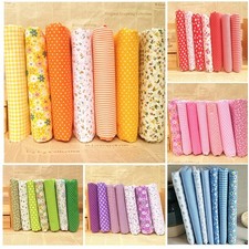 7 Stück Stoffpakete Patchworkstoffe Patchworkstoffe Baumwolle Stoffreste Reste