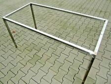 X Edelstahl Untergestell  für Büroschreibtisch Beistelltisch oder Arbeitstisch