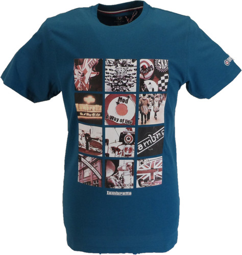 Lambretta herren shirt - lambretta, blau