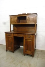 Antiker Schreibschrank Schreibtisch Sekretär Büro aus Eiche Jugendstil