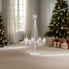 Kerzenhalter, Kerzenständer, 8er, winterliche Dekoration, weihnachtliche Deko