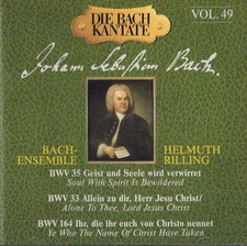 Johann Sebastian Bach Kantaten Rilling Vol.49 (Hänssler Classic, CD)