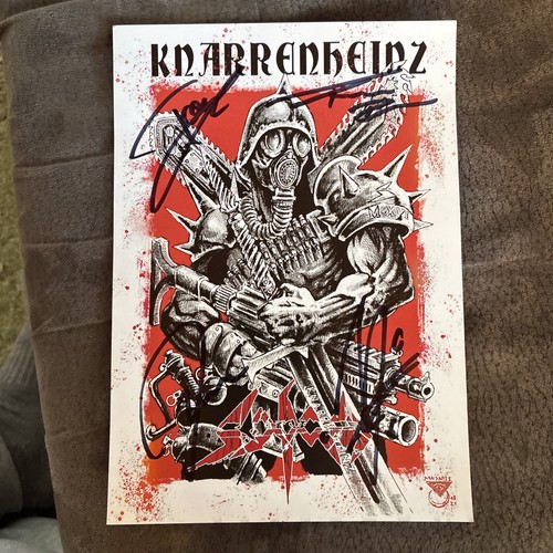 Autogrammkarte sodom - autogrammkarte,