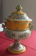 Obstschale mit Deckel, Vintage