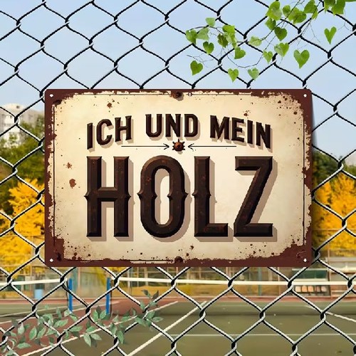 Blechschild ich und mein - blechschild,