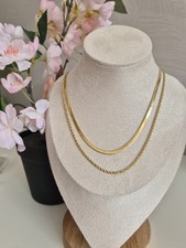 Flache Schlangenkette Damen
