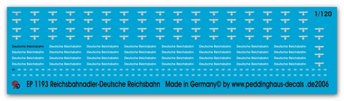 Peddinghaus decals 120 1193 - peddinghaus, 1/120