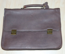Aktentasche, Braun, Leder