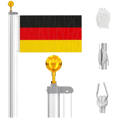 Fahnenmast aluminium - fahnenmast,