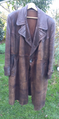 Alter ledermantel vintage - ,