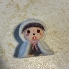 Monchichi Baby White Cloak