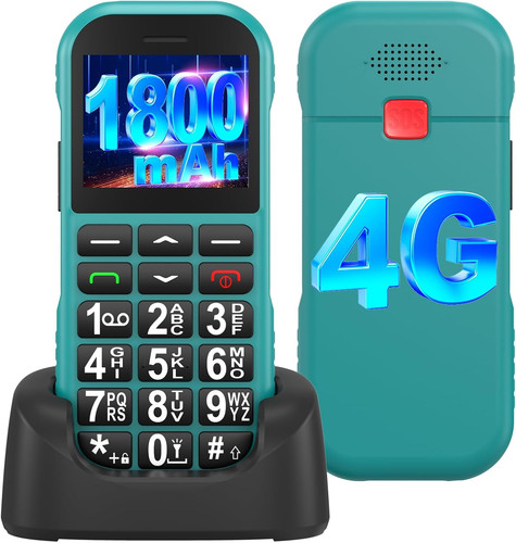 Seniorenhandy sos 1800 mah - 4g,