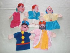 5 Kasperle Handpuppen - mit