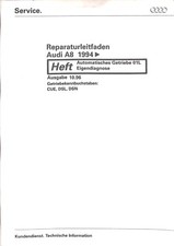 Reparaturleitfaden Audi A8 D2 Automatikgetriebe 01L Eigendiagnose CUE DSL DSN