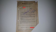 Fahrzeugbrief KFZ Brief 1962