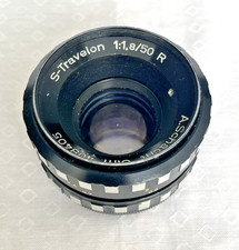 A.Schacht Ulm 50mm 1:1.8 Objektiv S-Travelon R M42 Lens