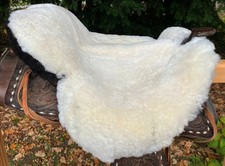 Lammfell Sattelbezug