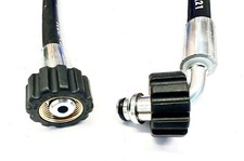 HD Schlauch für Kärcher DN8 400bar M22x1,5 90° Winkel M22 ÜW Länge Farbe wählbar