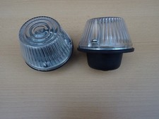 2 runde DDR Begrenzungsleuchten Wohnwagen Intercamp Bastei Quek , Simson Duo NEU